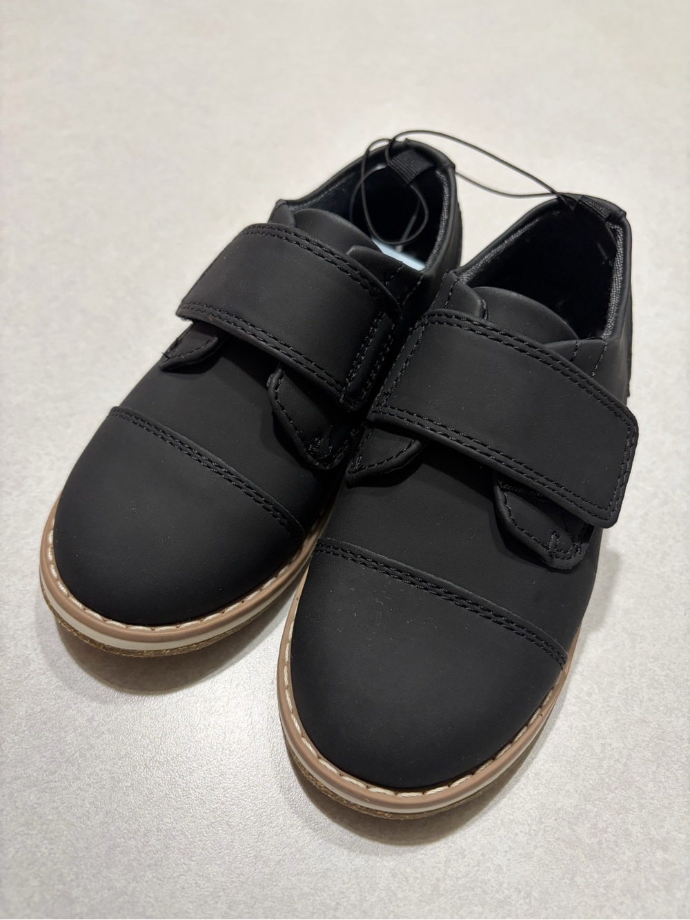 Cat & Jack Black Kids Hook-and-Loop footwear